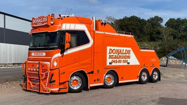 Tungbärgare hos Donalds Bilbärgning - Bärgningsbil i skåne