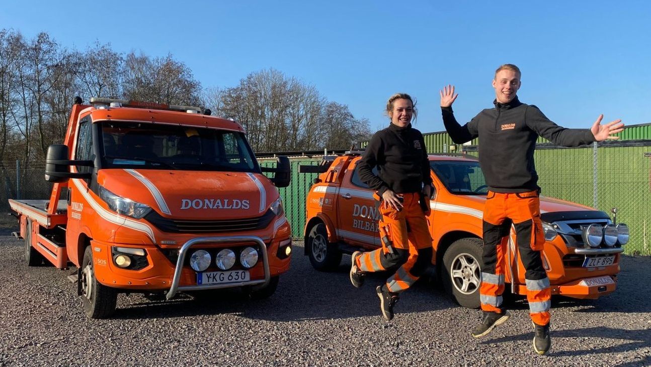 Följ våra hjältar hos Donalds Bilbärgning - Bärgningsbil i skåne