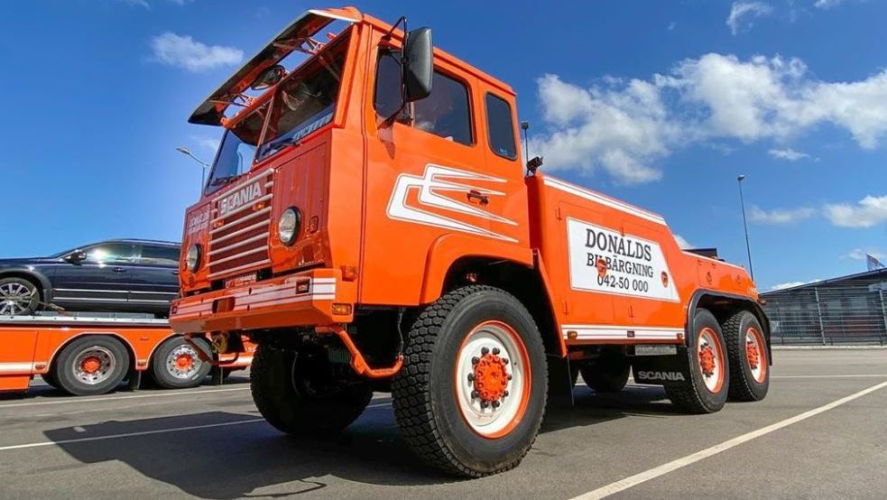 Terrängbärgare hos Donalds Bilbärgning - Bärgningsbil i skåne